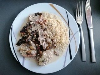 rice with chicken