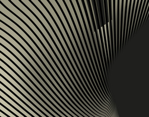 Abstract compositions with lines for the background. 3d rendering.