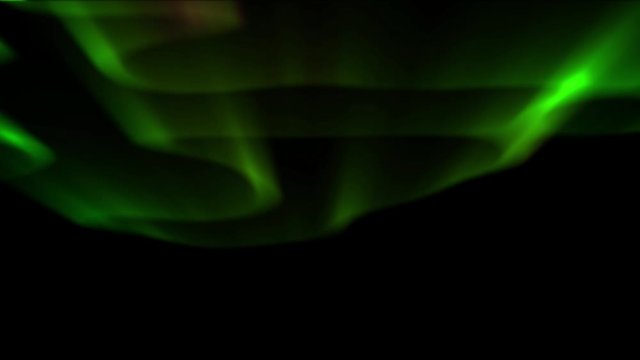 green aurora overlay for video background
