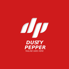 Initial D and P letter for business and company logo design inspirations