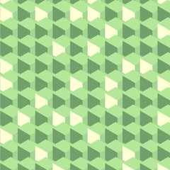 Seamless pattern with green leaves color. 3D isometric patterns for use on Presentation, card designs, website banners, graphics.
