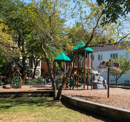 empty playground equipment