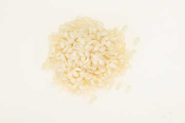 Raw Arborio rice for Risotto
