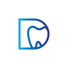 Letter d Dental logo template