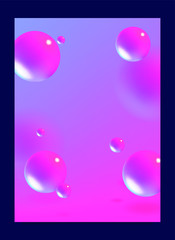 Abstract Fluid 3D Background with Liquid Modern Shapes . Isolated Vector Elements 