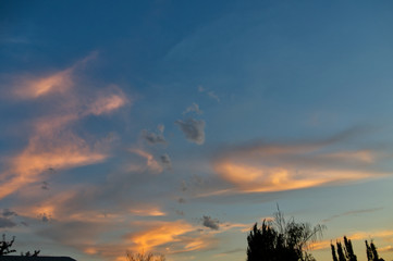 Colourful Clouds during a Sunset
