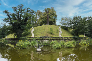 Obraz premium The liberation monument in Graz.