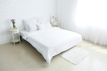 Obraz premium Interior of modern stylish bedroom