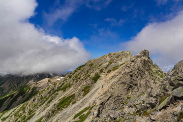 【北アルプス・立山】雄山から大汝山への道