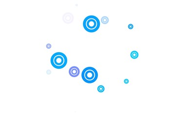 Light Pink, Blue vector pattern with spheres.