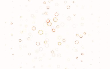 Light Green, Red vector texture with disks.