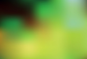 Dark Green, Yellow vector blurred shine abstract texture.