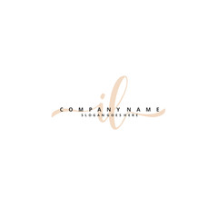 I L IL Initial handwriting and signature logo design with circle. Beautiful design handwritten logo for fashion, team, wedding, luxury logo.