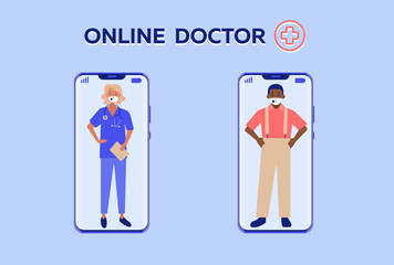 Professional online medical consultation via mobile phone