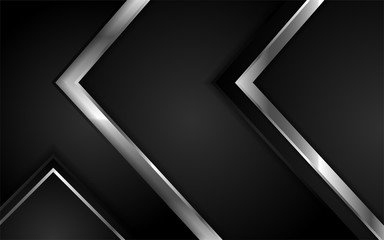 Abstract dark background with silver line