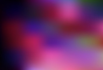 Dark Purple, Pink vector abstract blurred background.