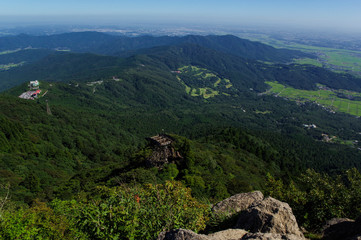 Fototapeta premium 筑波女体山頂から見る関東平野