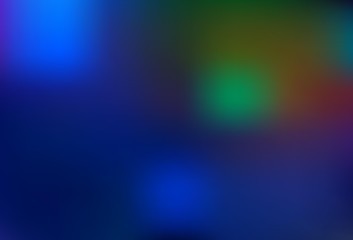 Dark Blue, Yellow vector blurred shine abstract background.