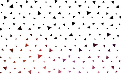 Dark Blue, Red vector  triangle mosaic texture. Shining polygonal illustration, which consist of triangles. Brand new design for your business.