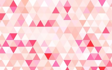 Light Pink vector shining triangular background. A completely new color illustration in a vague style. The template can be used as a background for cell phones.