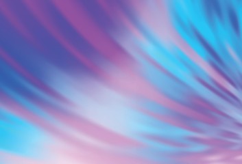 Light Pink, Blue vector blurred bright texture.