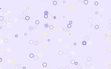 Light Blue, Red vector background with spots.