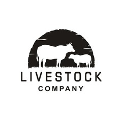 Live Stock Logo Design Vector
