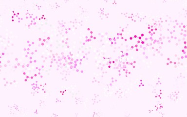 Light Pink vector texture with artificial intelligence concept.