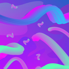 background abstrack fluid colorful style with gradient shape illustration