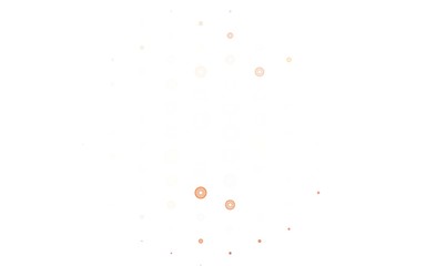 Light Red vector template with circles.