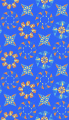 Seamless summer pattern. Bright colors.