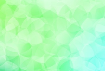 Light Green vector abstract mosaic backdrop.