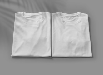 Folded T-Shirt mockup template