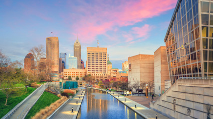 Downtown Indianapolis skyline