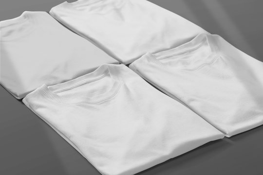 Folded T-Shirt Mockup Template