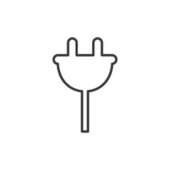 Obraz premium Electric plug icon. Vector illustration 