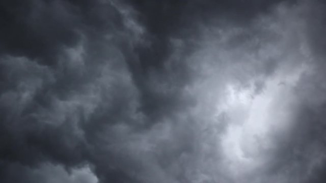 Abstract gray storm clouds moving