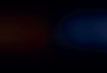 Dark Blue, Yellow vector blurred shine abstract background.