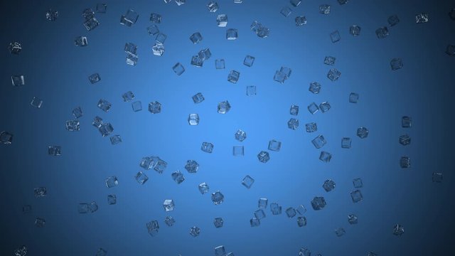 3d render lettering happy new year from ice cubes.
Mary Christmas and happy new year background animation.