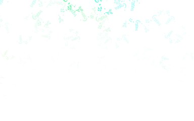 Light Green vector doodle texture with leaves, branches.