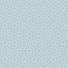 Seamless vector light blue and white ornament. Modern background. Geometric modern pattern