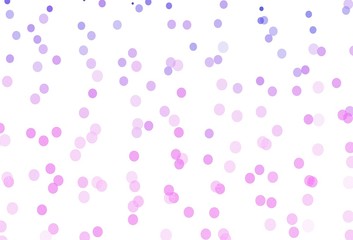 Light Purple vector pattern with christmas snowflakes.