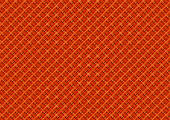 奄美大島紬の代表的柄の秋名バラ柄風のパターンデザイン