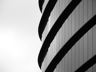 abstract urban architecture with stripe effect