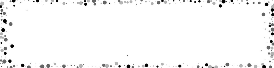 Scattered dense balck dots. Dark points dispersion