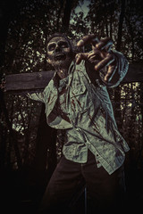 zombies on the grave