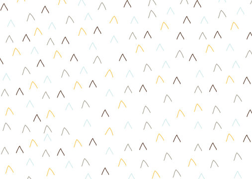 Abstract Colour Pattern Vector. Simple Colour Triangle Vector Pattern.  Light Multicolor Vector Of Small Triangles Pattern.  Christmas Pattern. 