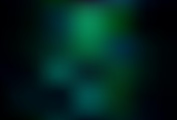 Obraz premium Dark Green vector blurred and colored pattern.