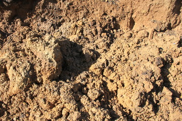 粘土質の土のグラフィック素材