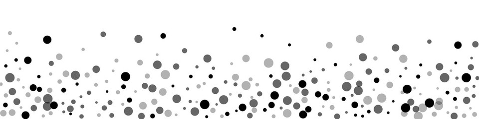 Scattered random black dots. Dark points dispersio
